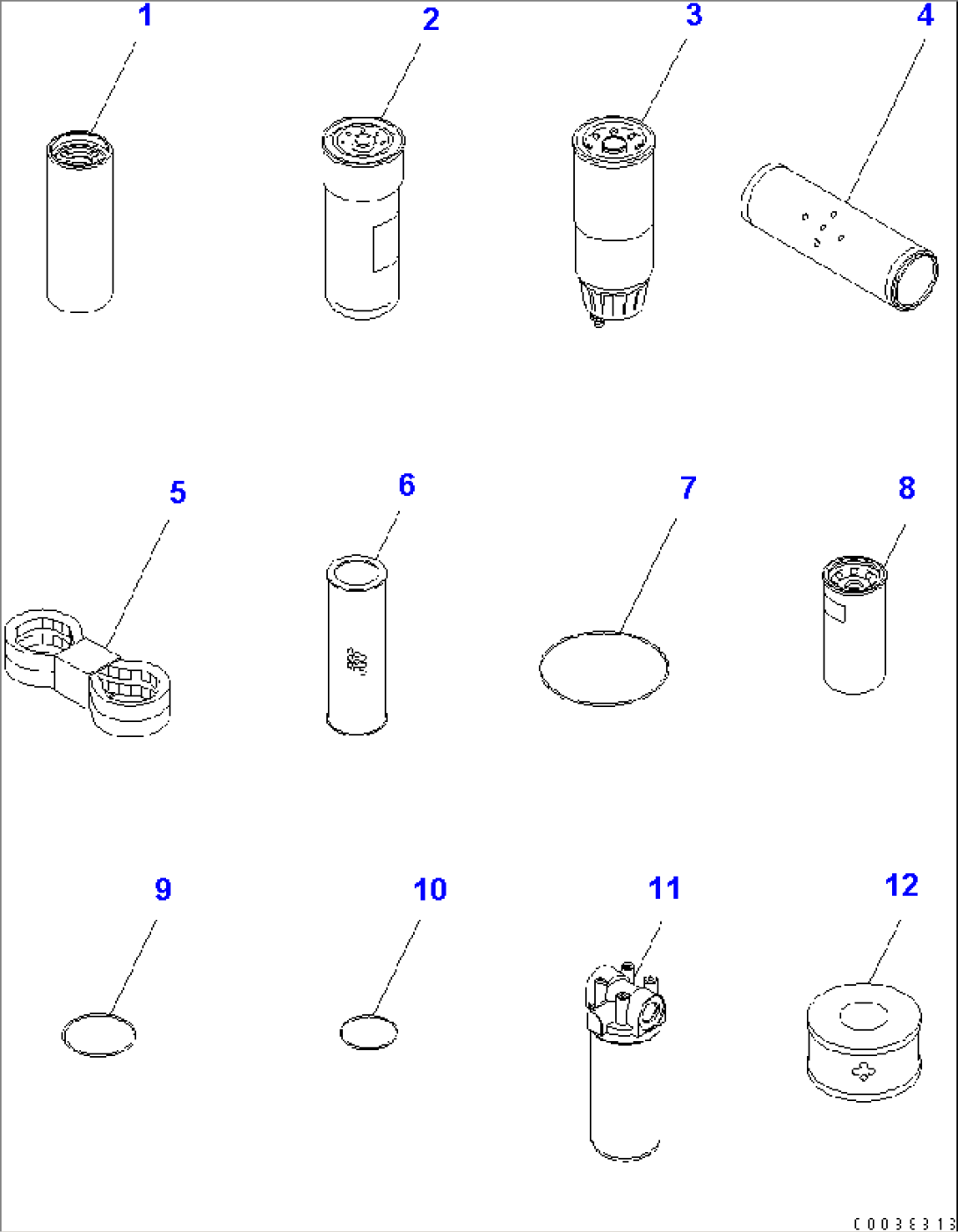 SPARE PARTS(#60026-)