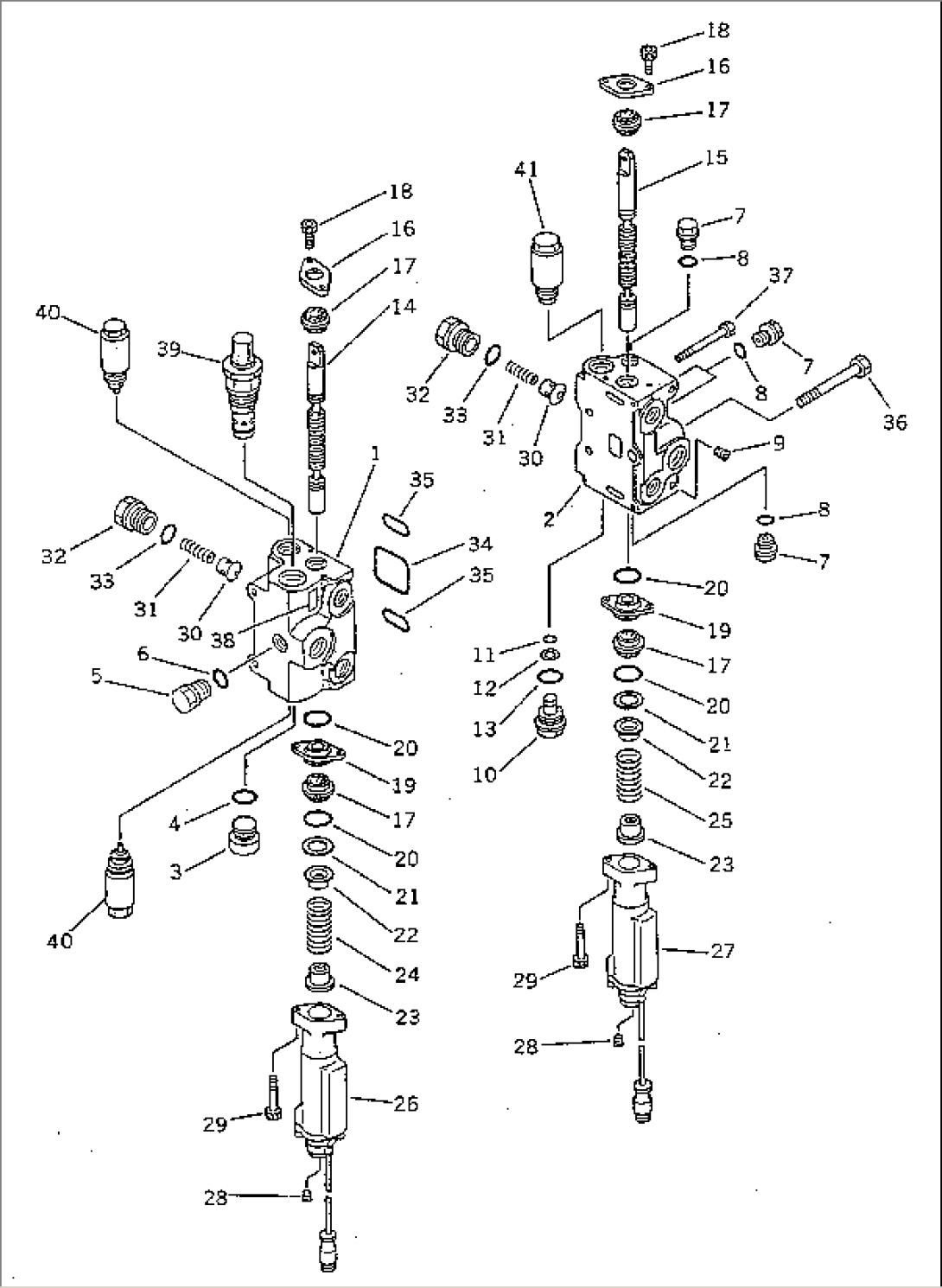 2-SPOOL CONTROL VALVE (1/2)