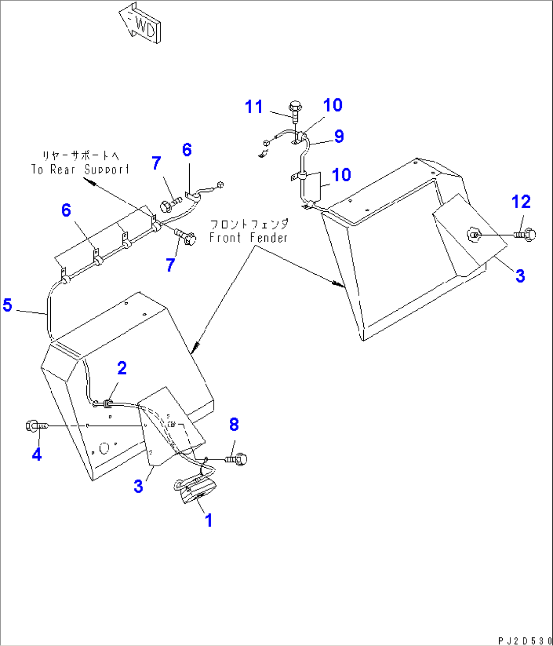 ELECTRICAL SYSTEM (SIDE LAMP)