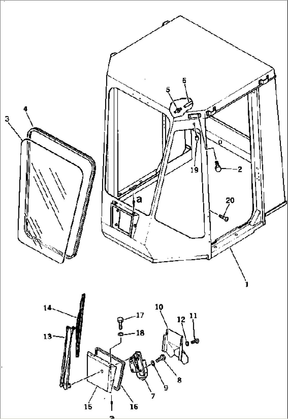 ROPS CAB (FRONT) (2/8)