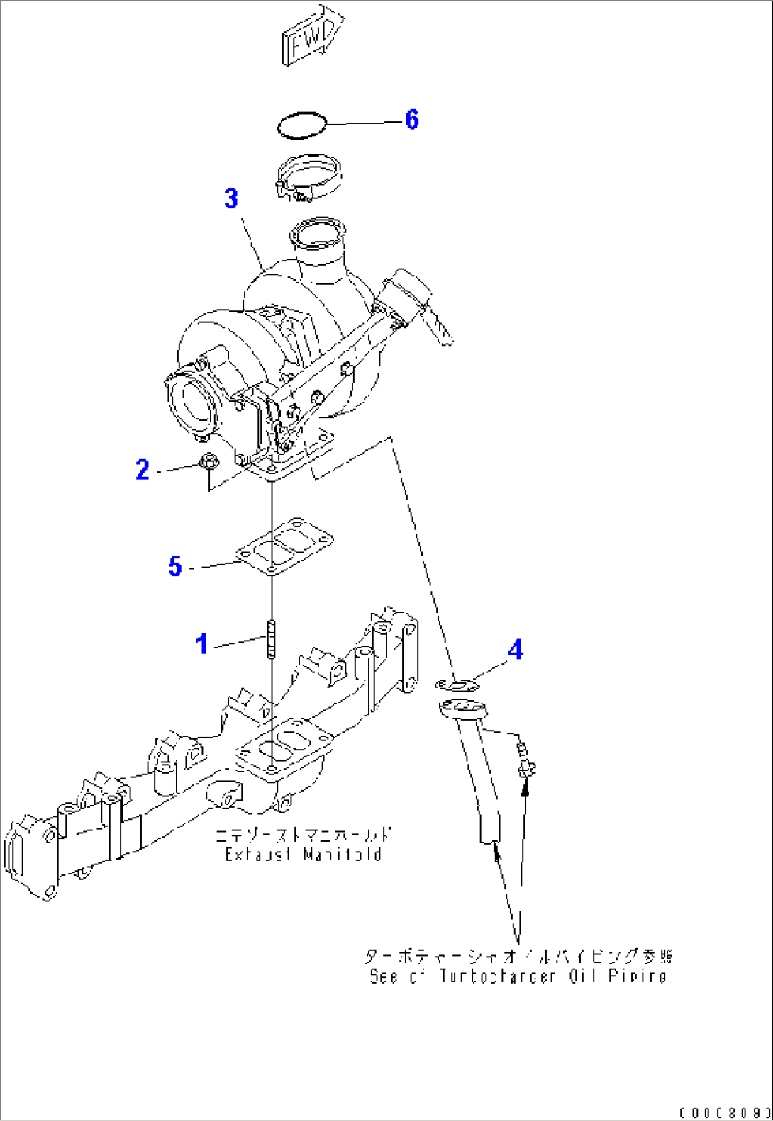 TURBOCHARGER MOUNTING(#26314444-)