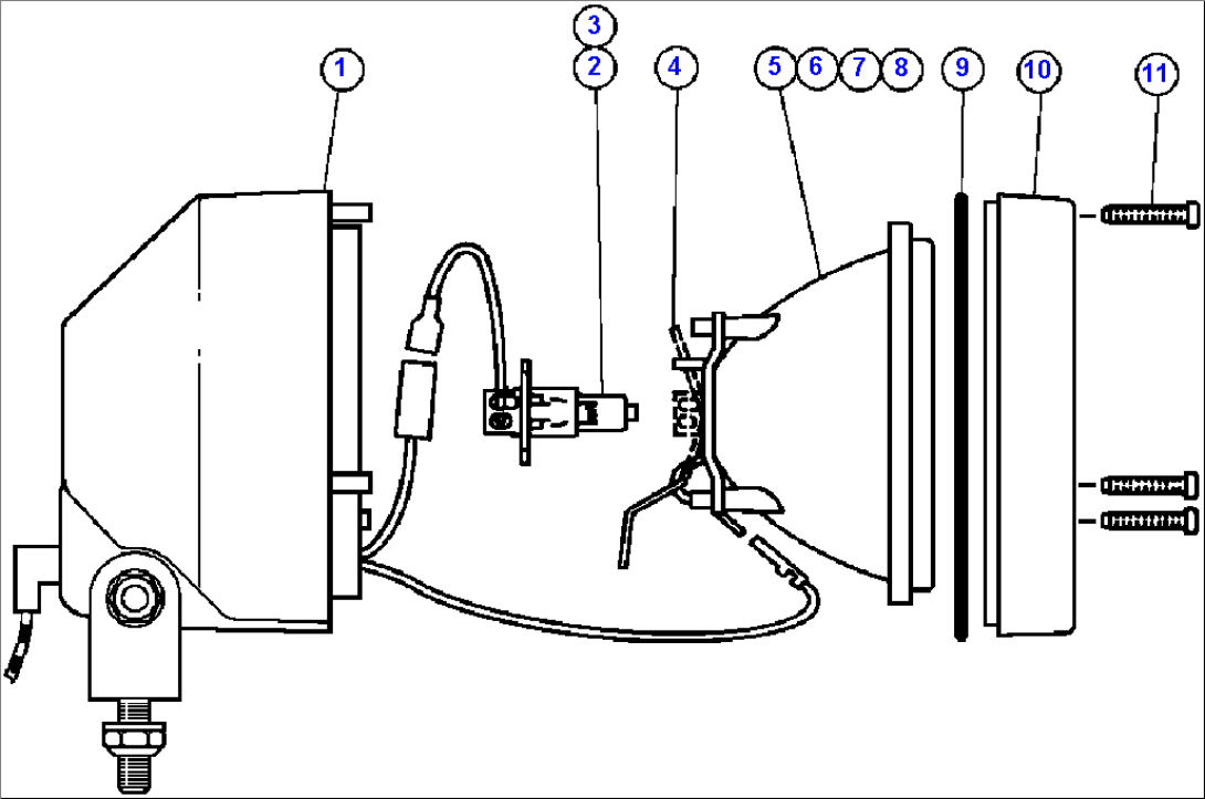 LIGHT ASSM (SUPER HALOGEN) - 2