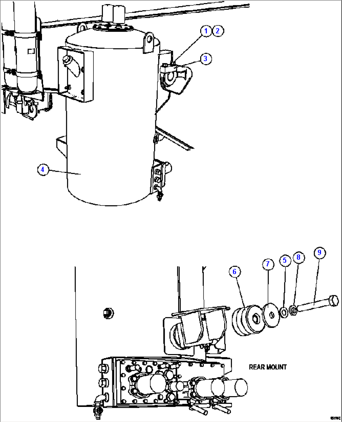 HYDRAULIC TANK INSTALLATION