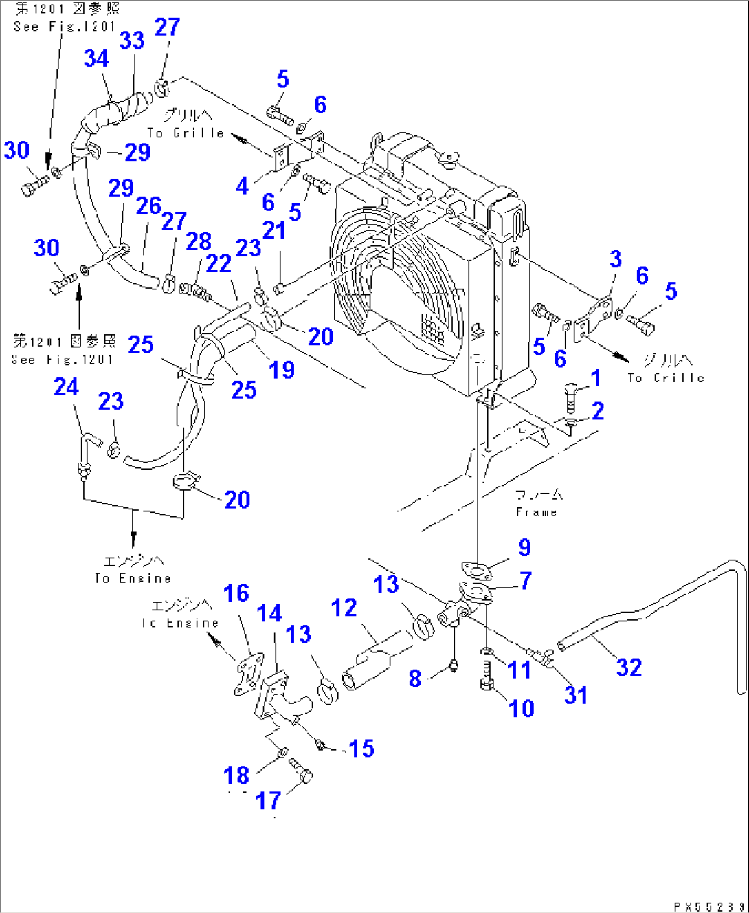 RADIATOR PIPING(#11001-12000)