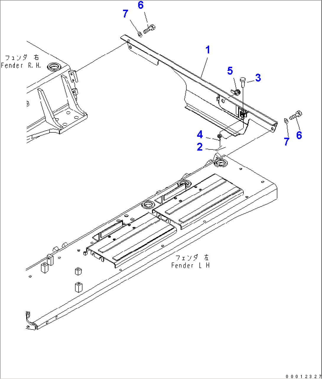 REAR COVER (FOR VARIABLE MULTI RIPPER)
