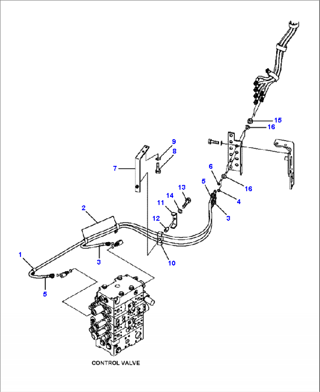 H4200-13A1 HYDRAULIC PIPING ATTACHMENT HOSES