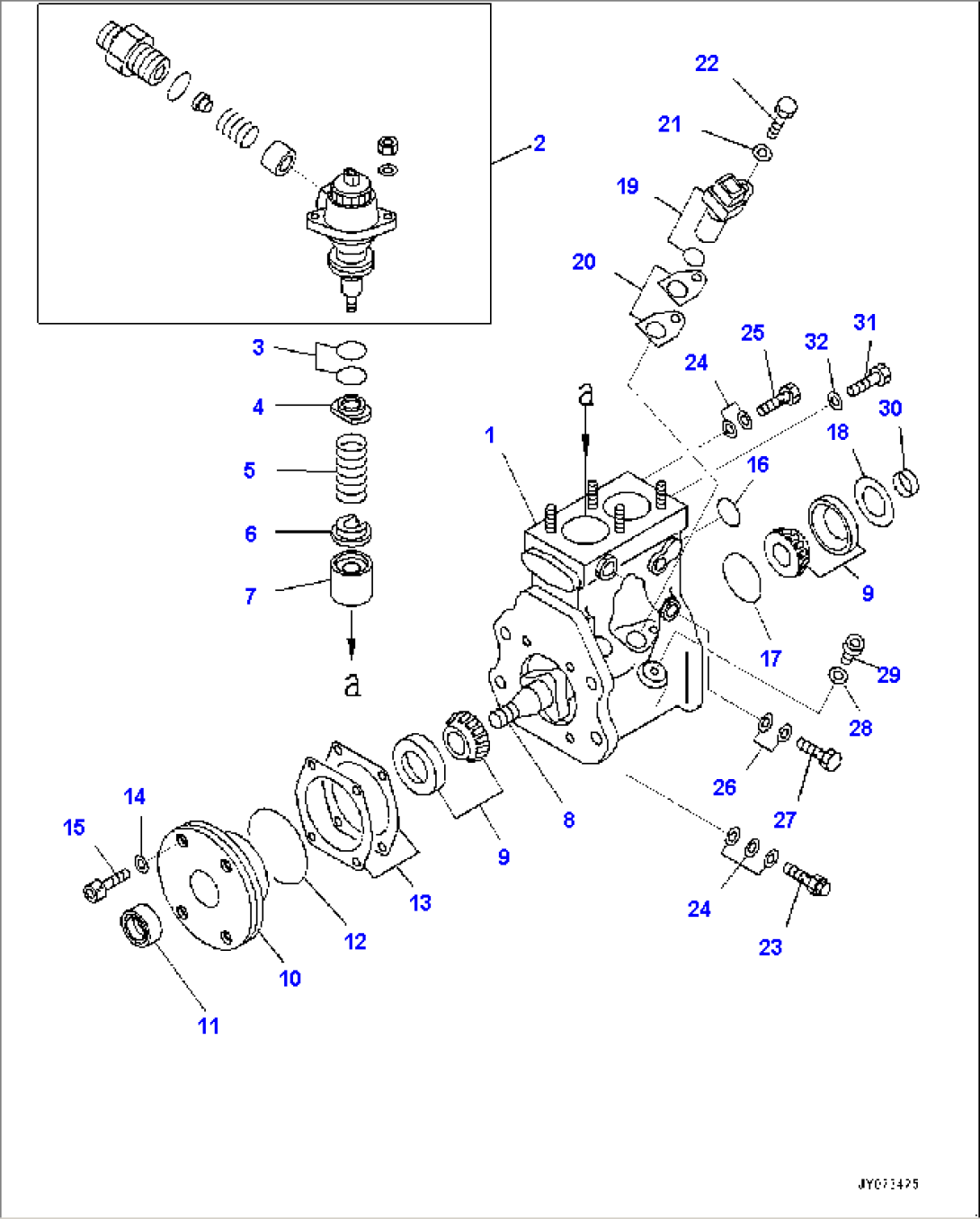 Fuel Supply Pump, Inner Parts, Pump