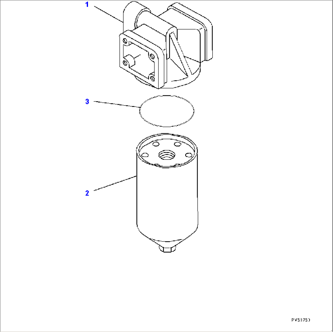 Transmission Oil Filter (#1001-)