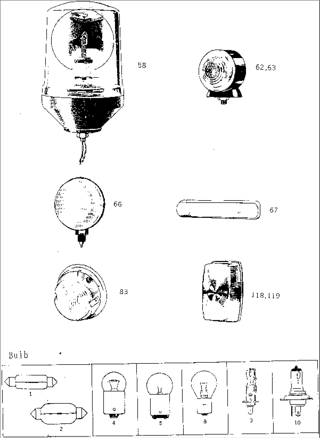 LIGHT UNIT (1/2)(#65831-66999)