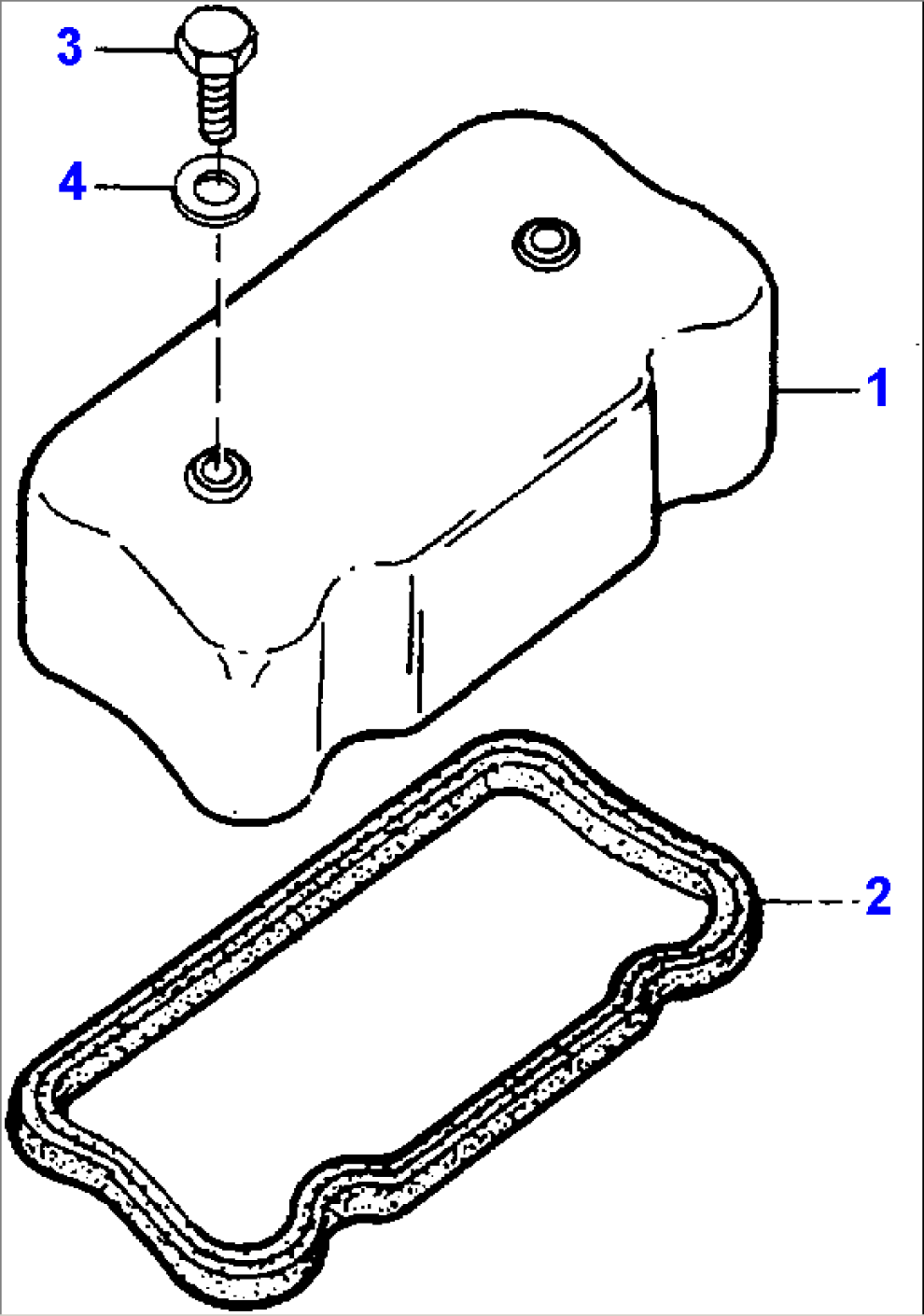 CYLINDER HEAD COVER, ATTACHING PARTS