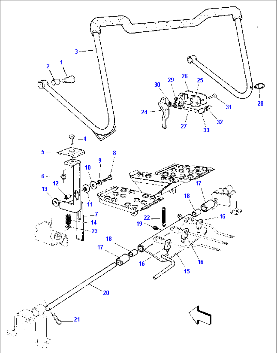 PEDALS LOCKING