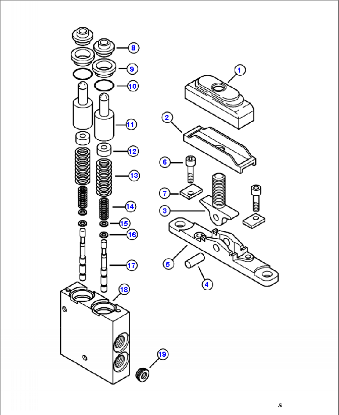 H3034-01A10 PILOT VALVES - HAND AND FOOT CONTROLS RIGHT FOOT VALVE