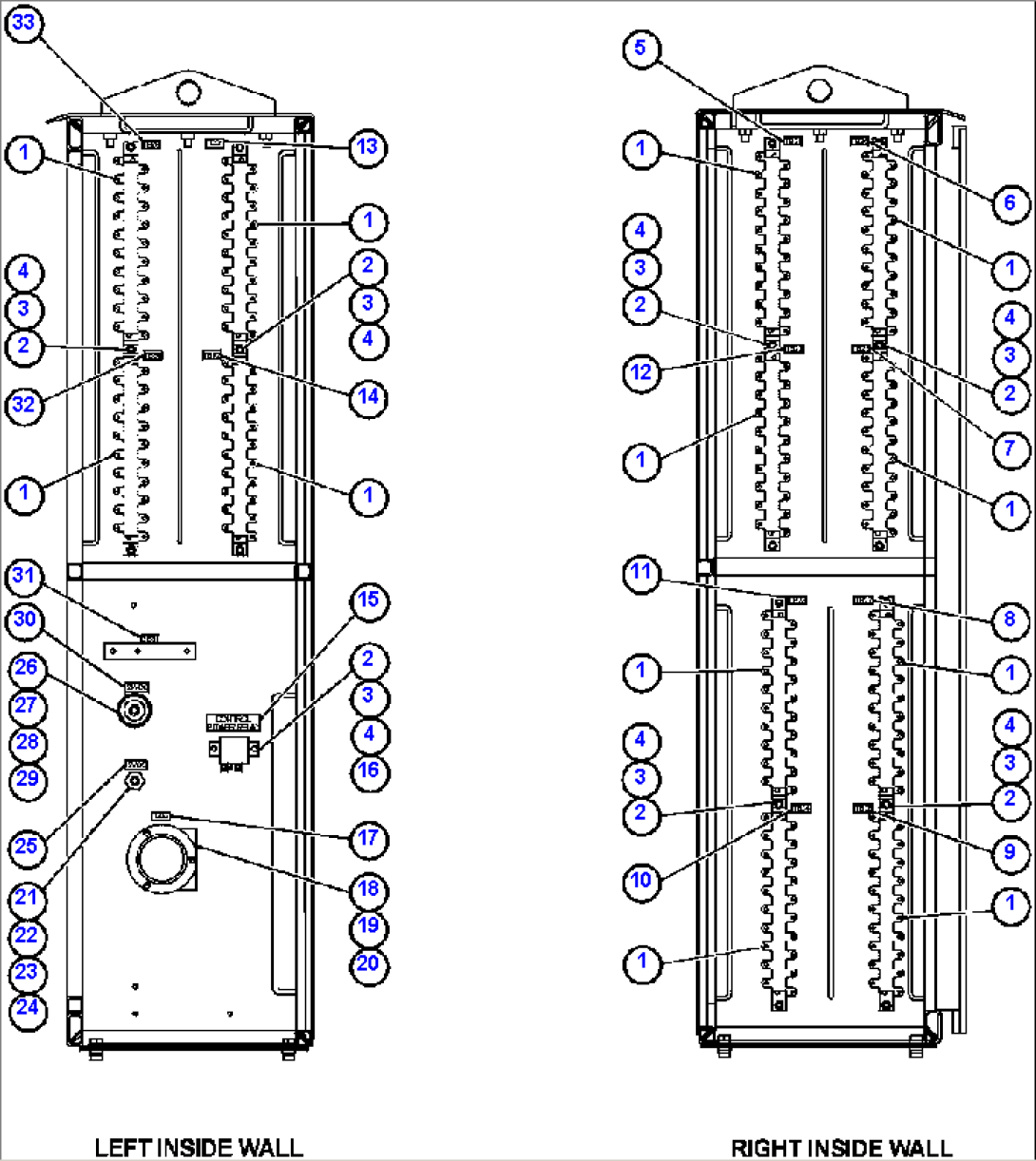 INTERFACE CABINET (SIDE WALLS)