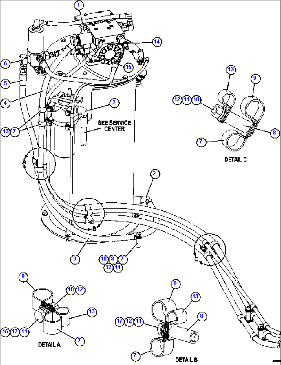 AUTOMATIC LUBRICATION - PUMP PIPING