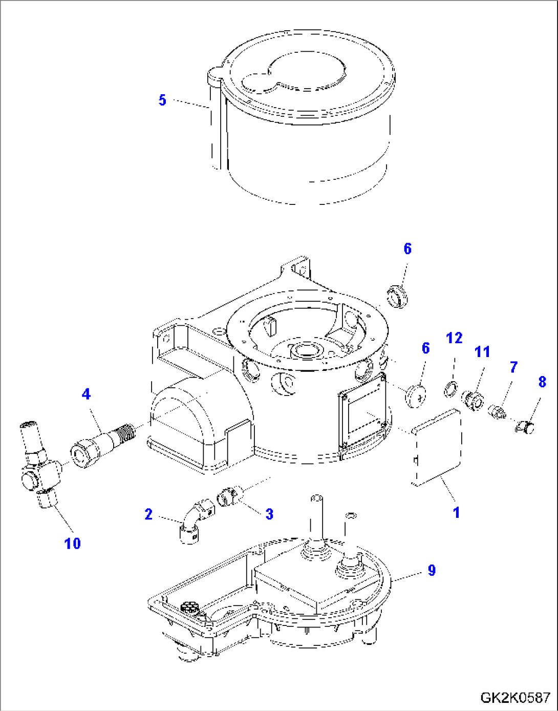 AUTO GREASE - PUMP (INNER PARTS)