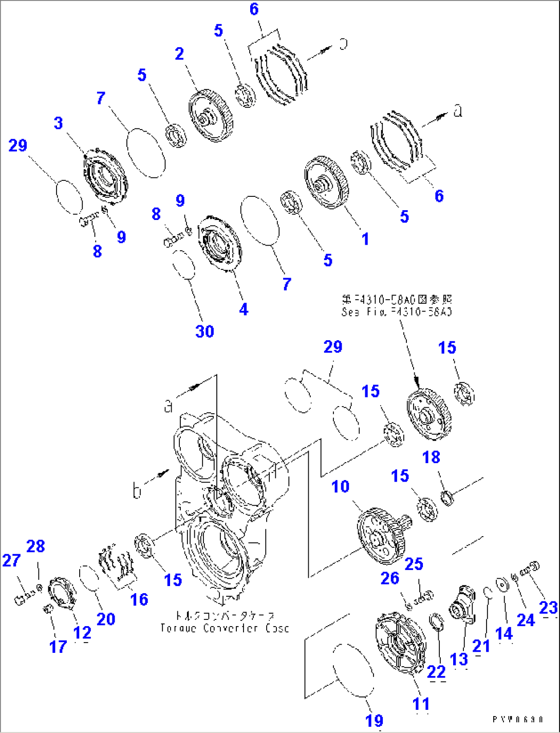 TORQUE CONVERTER INPUT TRANSFER (2/5) (GEAR) (1/2)