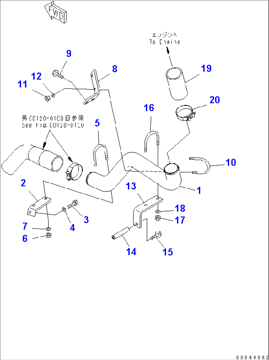COOLING PIPING (2/2)(#11001-)
