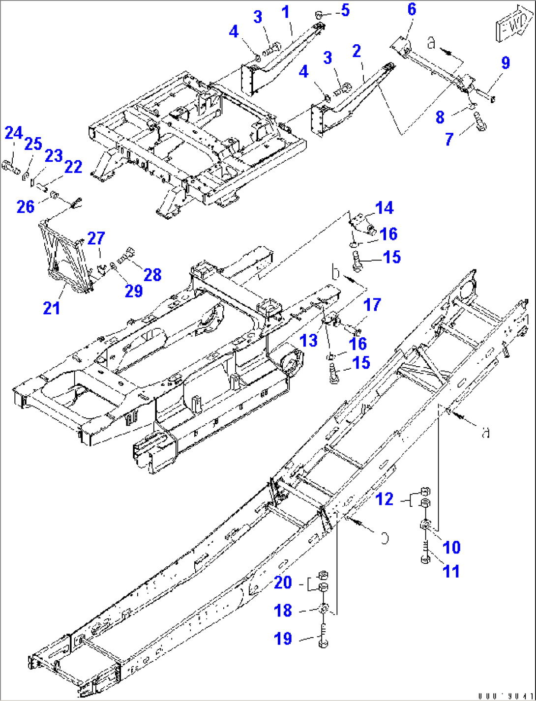 CONVEYOR BRACKET (MOUNT BRACKET)(#1055-)