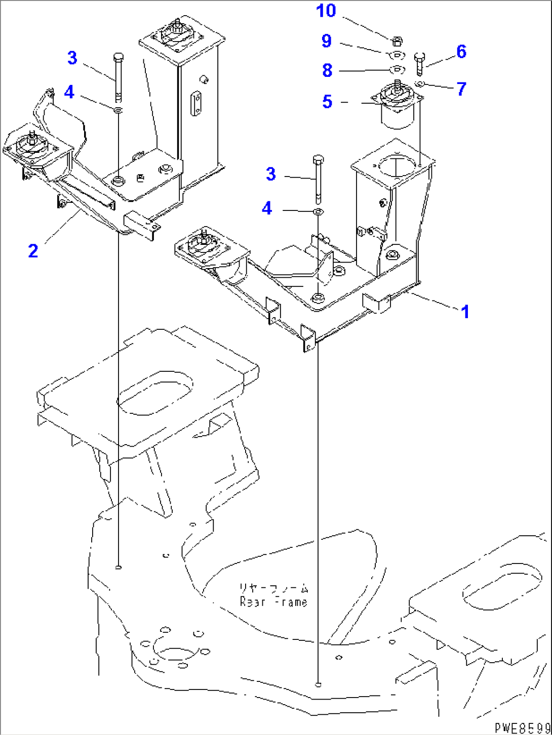 SUPPORT (WITH AUTO GREASE)