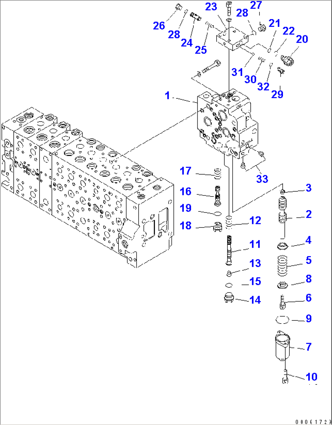 MAIN VALVE (2-ACTUATOR) (13/25) (#K50001-K50499)