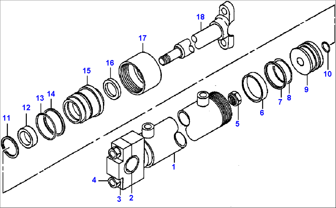 MOLDBOARD TILT CYLINDER