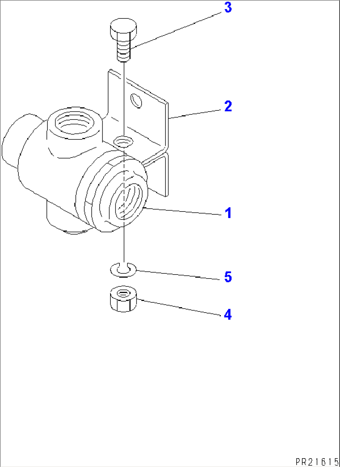 DOUBLE CHECK VALVE (FOR TREADLE VALVE)