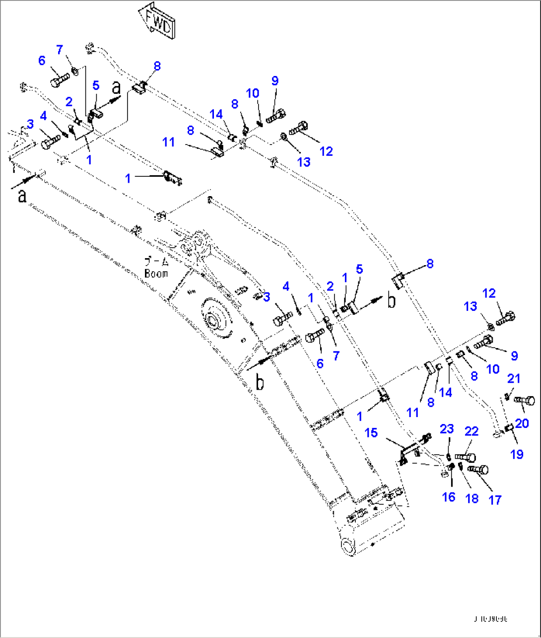 Boom, Clamp (#80001-)