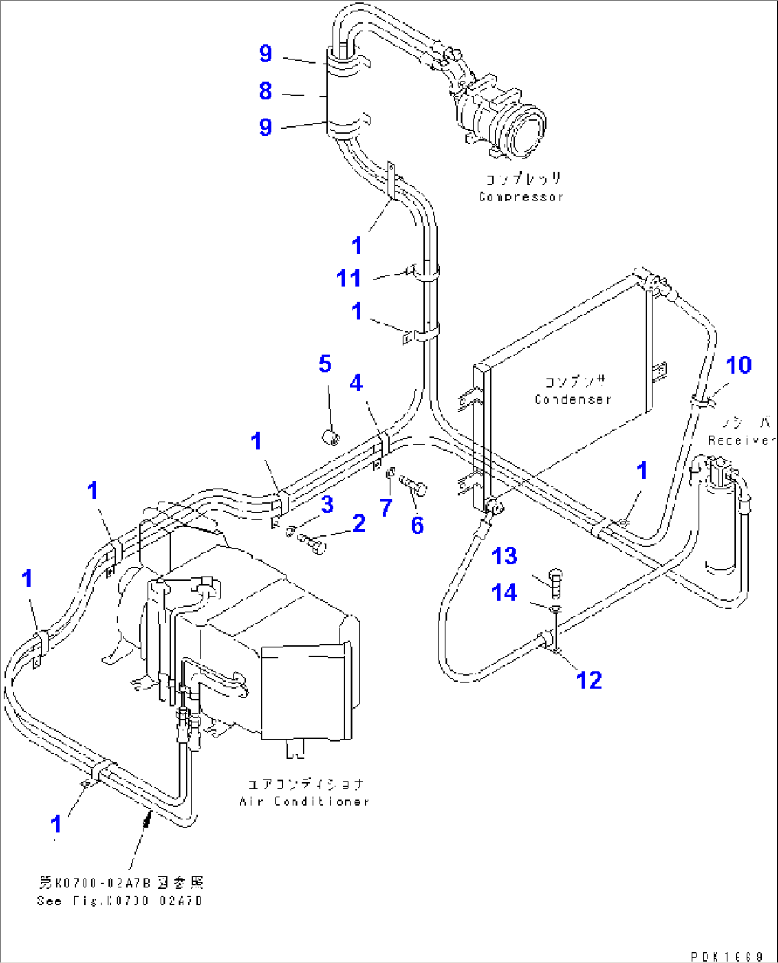 AIR CONDITIONER (FREON PIPING CLIP)(#57000-59162)