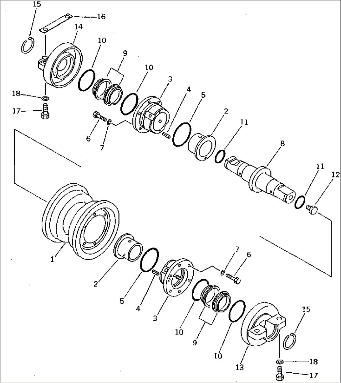 TRACK ROLLER(#3001-3565)