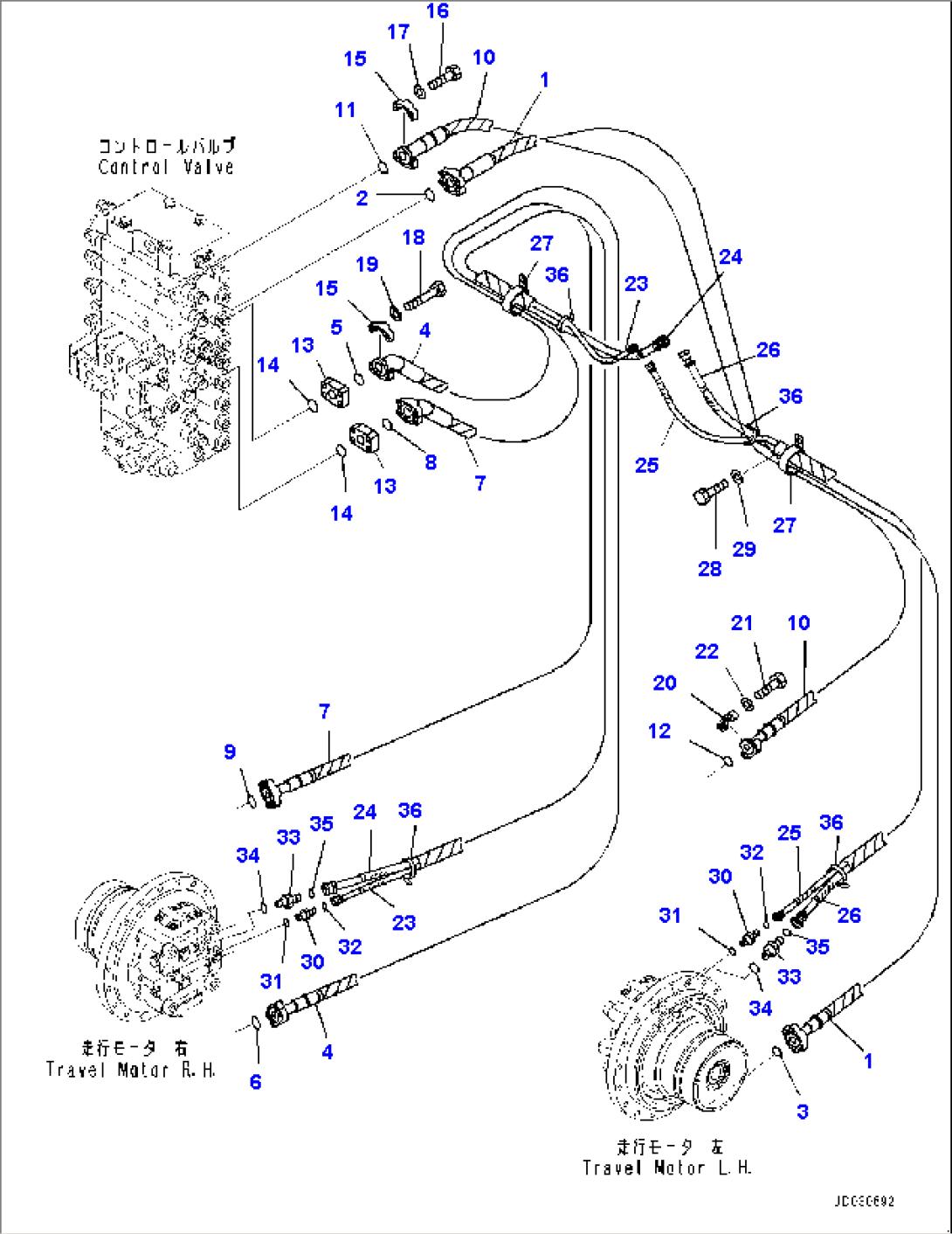 Travel Piping (#2616-)