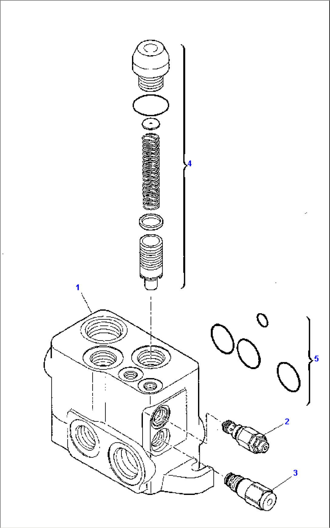 BACKHOE CONTROL VALVE (2/8)