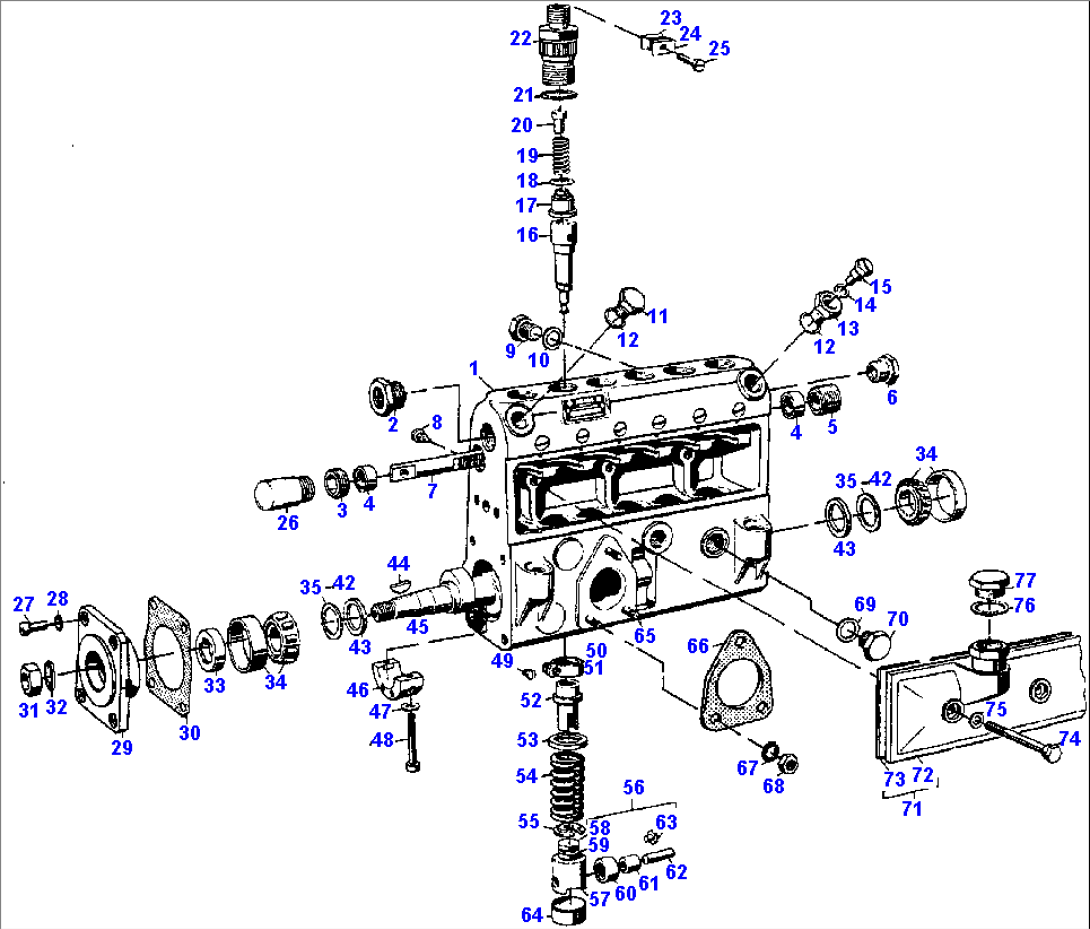 INJECTION PUMP, BODY PUMP