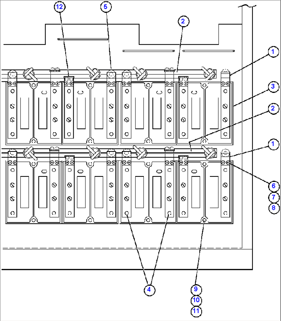 CONTROL CABINET (INSIDE LOWER RIGHT FRONT)