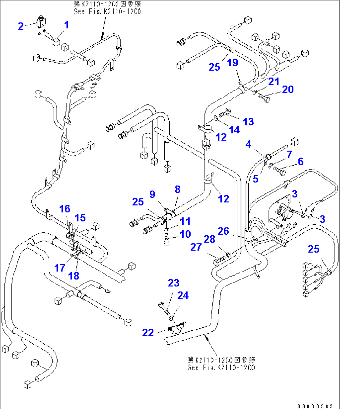 FLOOR FRAME (FLOOR WIRING HARNESS) (3/3)