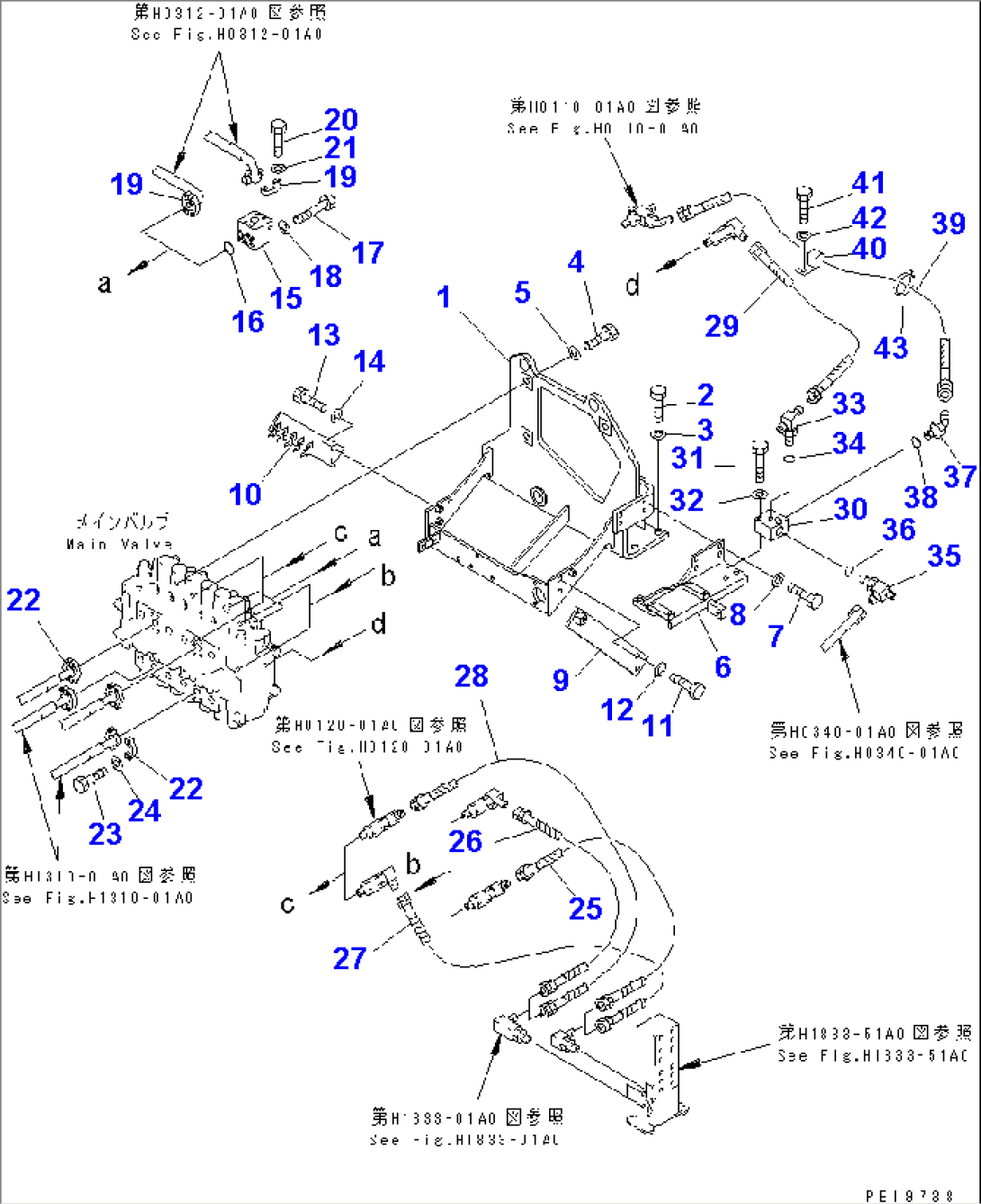 MAIN VALVE (VALVE BRACKET)(#10001-10080)