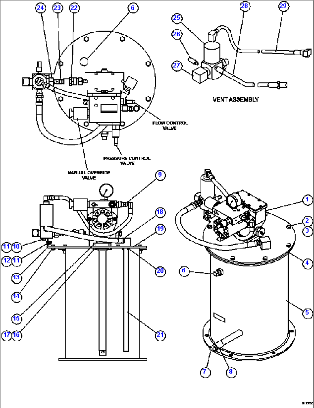 LUBE PUMP/CONTAINER ASSEMBLY (PC2373)