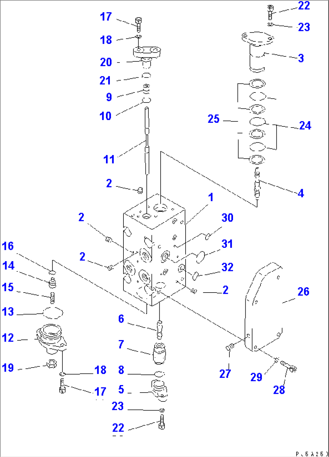 SWITCH PUMP (9/16) (GALEO)(#60001-)