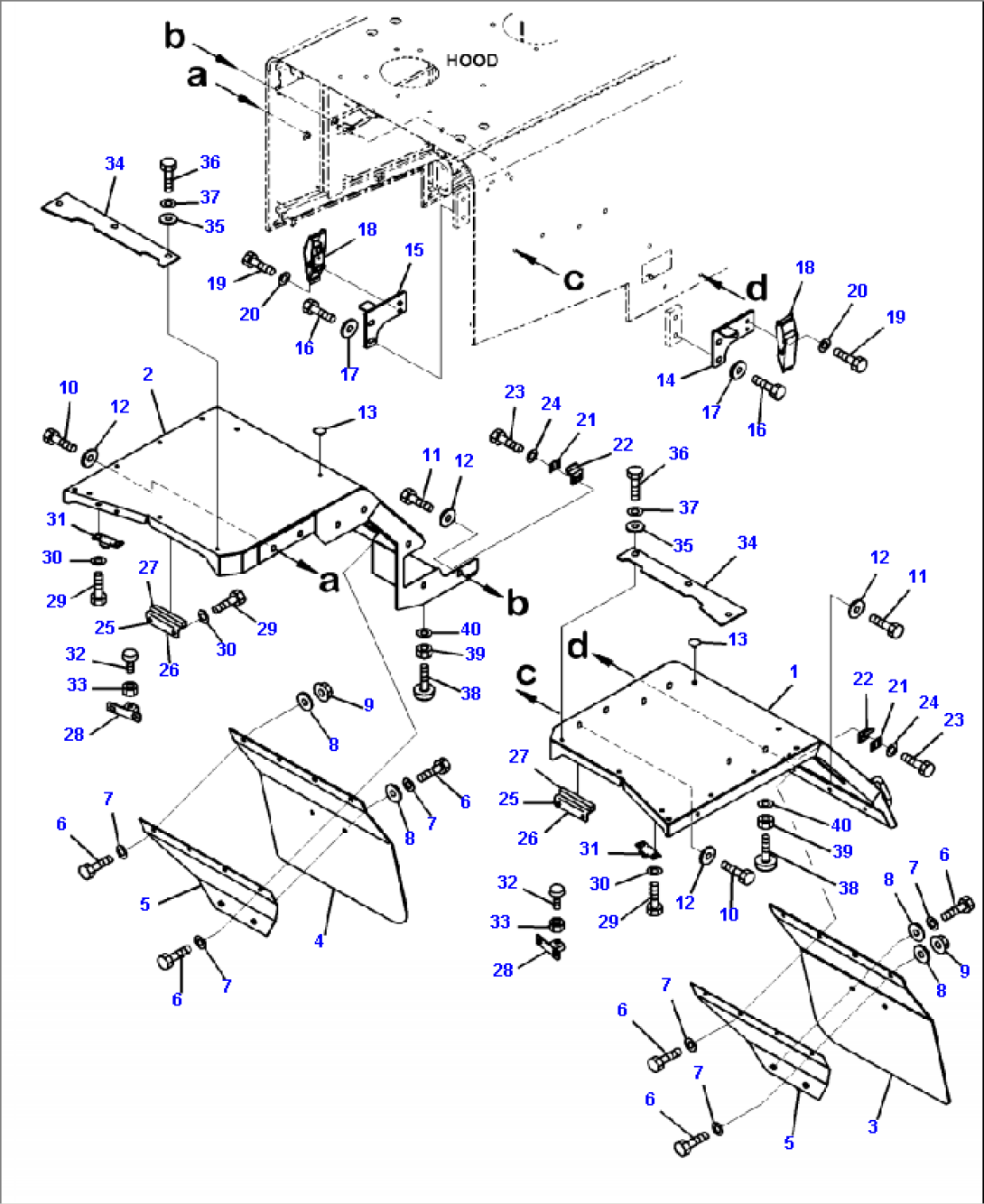 M4200-01A0 FENDERS REAR