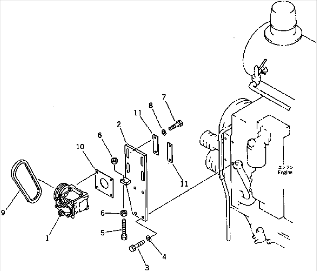 AIR CONDITIONER (AIR COMPRESSOR RELATEDPARTS)(#10036-10274)