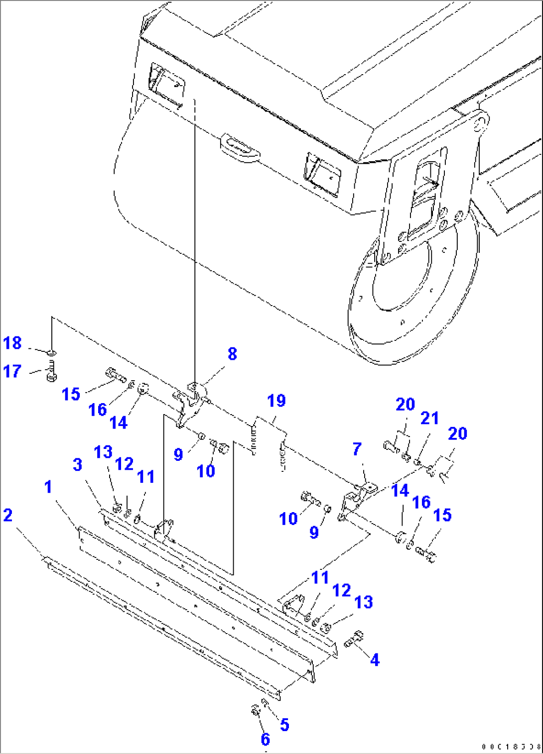 FRONT SCRAPER (1/2) (FRONT)