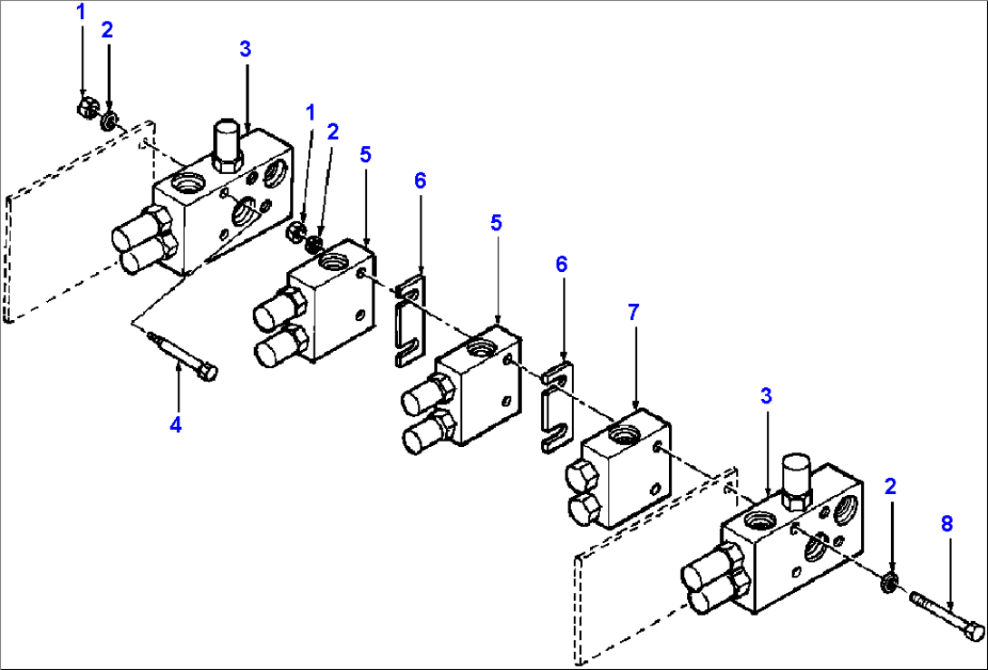 CHECK & COUNTERBALANCE VALVE MOUNTING