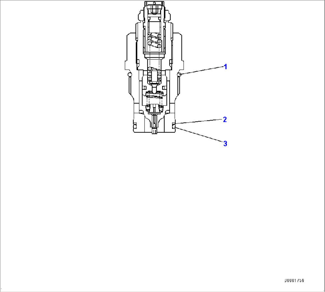 Hydrostatic Transmission (HST) Pump and Motor, HST Pump, Relief Valve (#70833-)