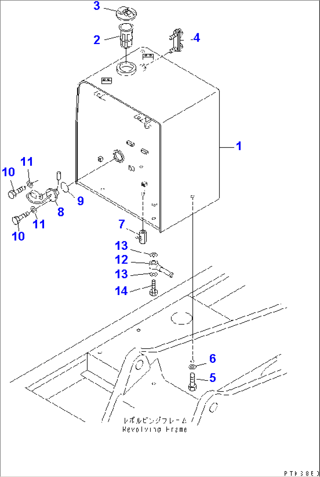 FUEL TANK (ITALIAN SPEC.)(#K30545-K31999)