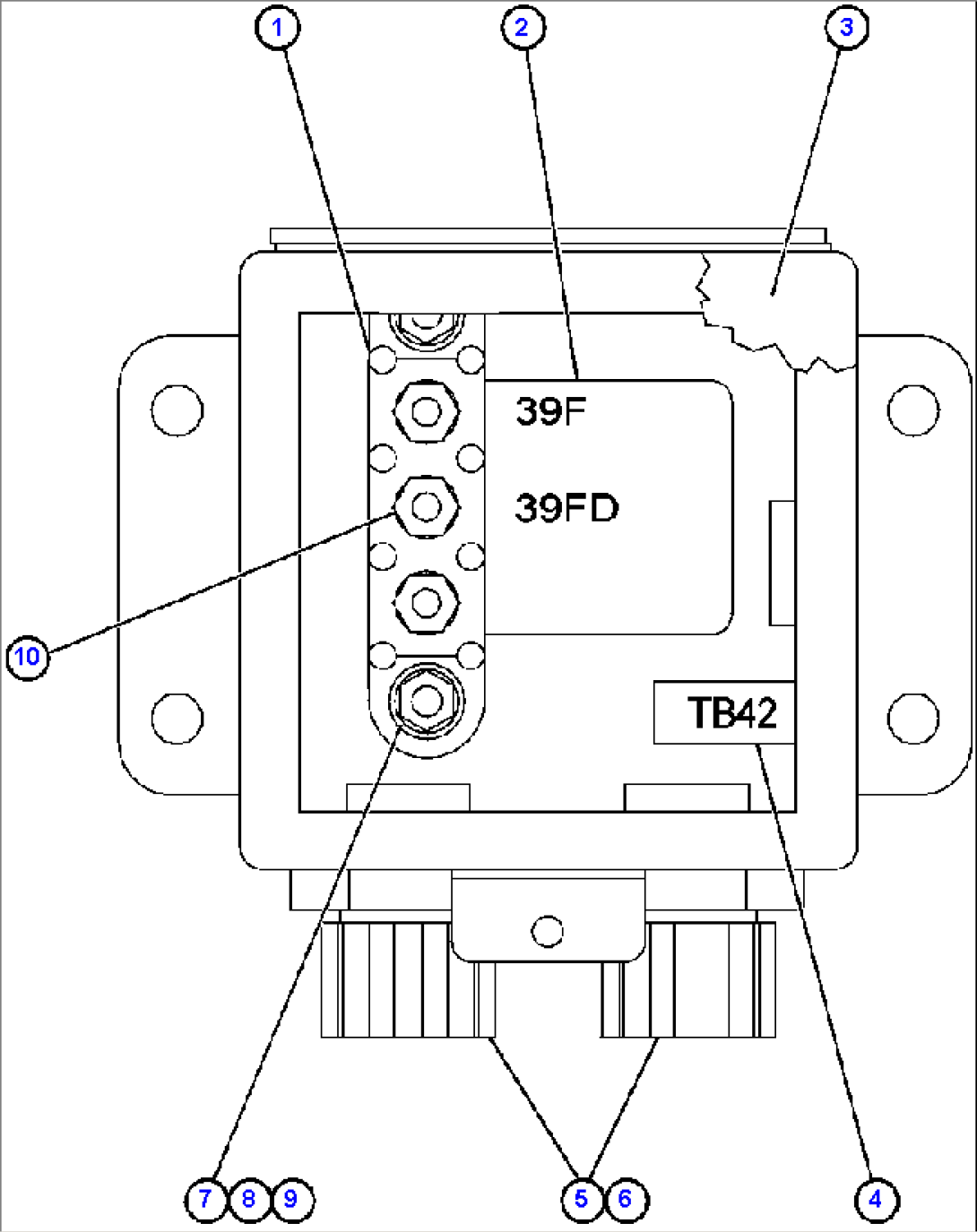 JUNCTION BOX ASSEMBLY - L.H. (EK1722)