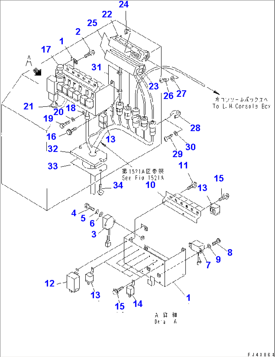 ELECTRICAL SYSTEM (CONSOLE BOX¤ R.H.) (TBG/ABE SPEC.)(#20001-)