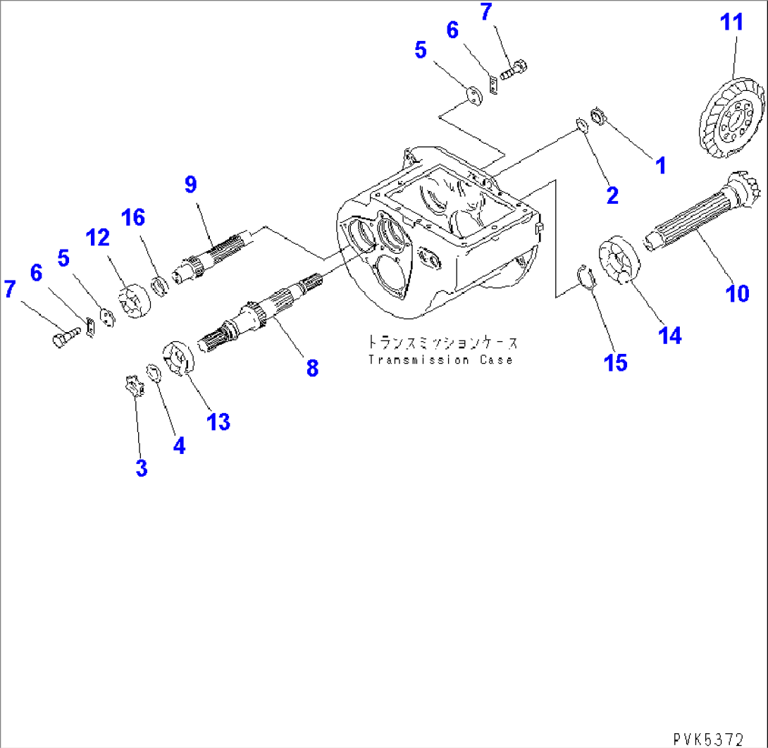 TRANSMISSION (FOR FORESTY) (SHAFT)