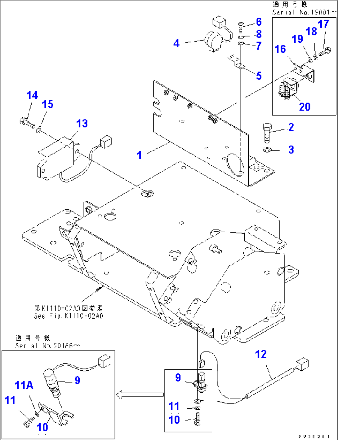 FLOOR FRAME (ELECTRICAL PARTS)