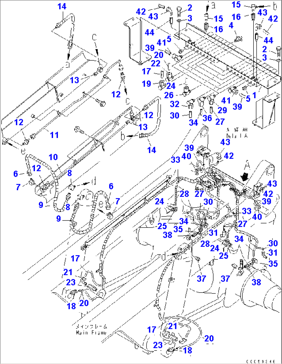 AUTO LUBRICATION (4 POINT LUBRICATION) (REAR)(#15001-)