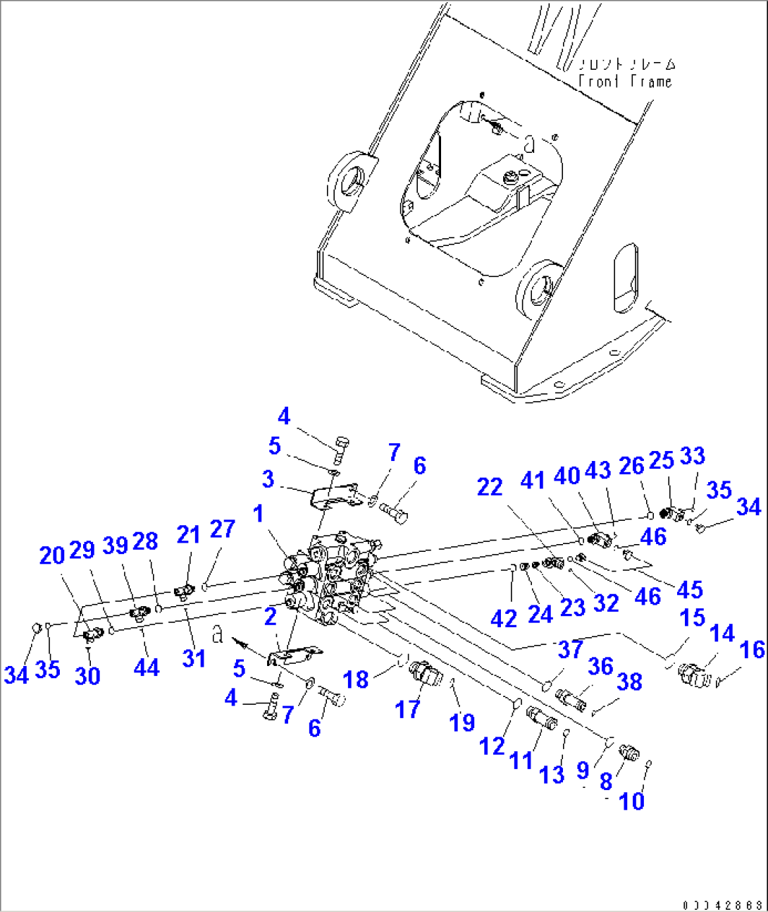 MAIN VALVE (FOR 3-SPOOL VALVE)(#65001-71061)