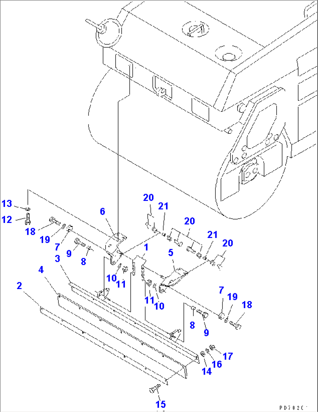 FRONT SCRAPER (1/2)